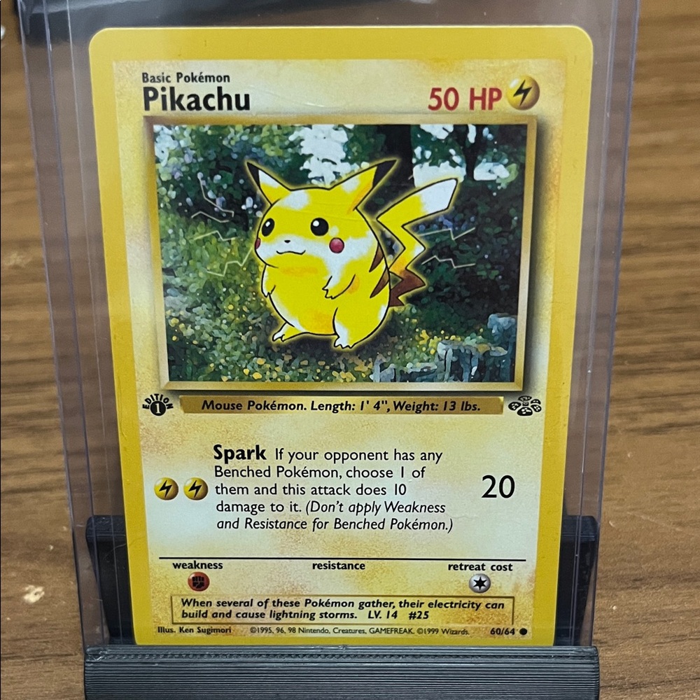 Pikachu Pokémon 1st edition jungle!